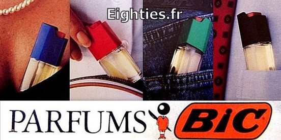 ANNEES, années, 80, 80's, eighties, parfum, parfums, BIC, parfumerie, 1988, nostalgie, mode, pub, publicité, flop